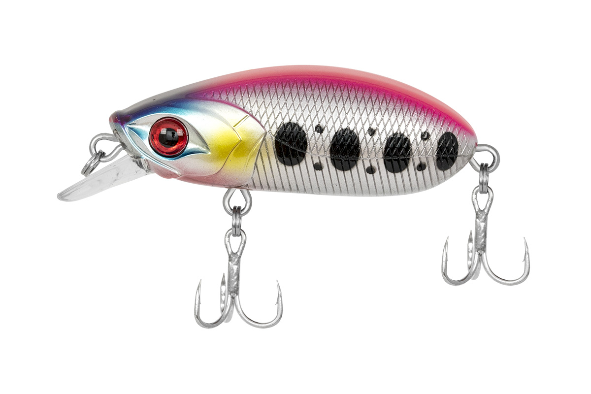 PZ BEETLE WOBBLER, 5 CM, 7,8 G, RÓZSASZÍN, FEHÉR, FEKETE, ÚSZÓ