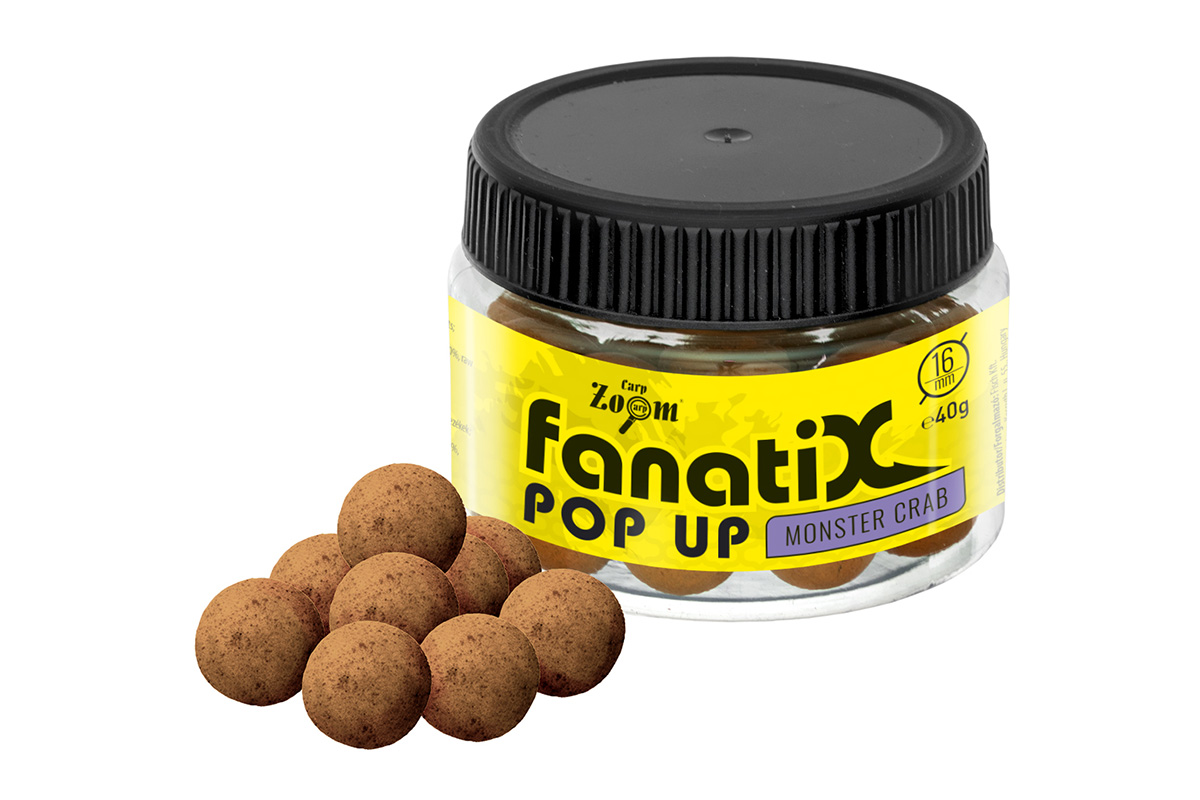 CZ FANATI-X POP UP HOROGCSALI, 16 MM, MONSTER CRAB (RÁK), 40 G