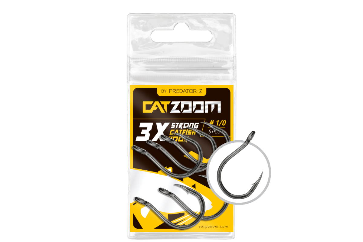 CATZOOM 3X HARCSÁZÓ HOROG, #2/0, 5 DB