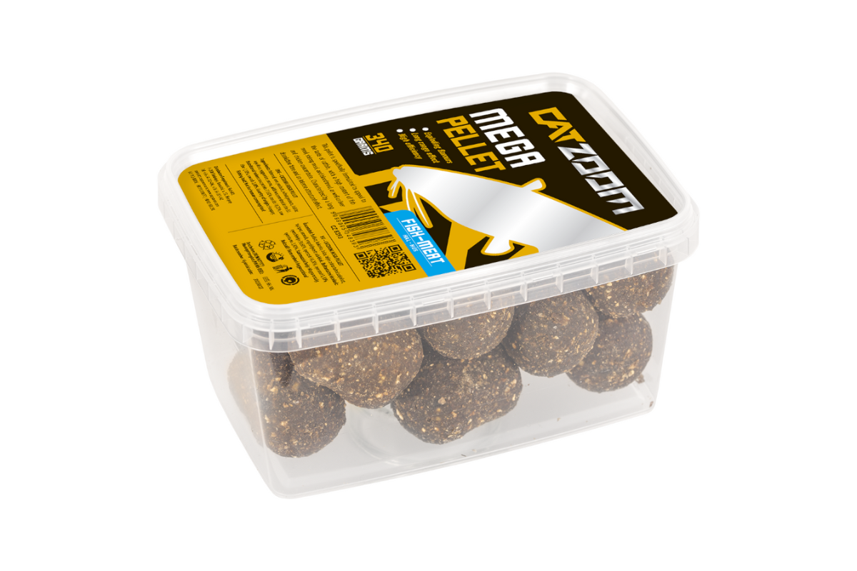 CATZOOM HARCSA MEGA PELLET, 30 MM, MÁJ, VÉR, 340 G
