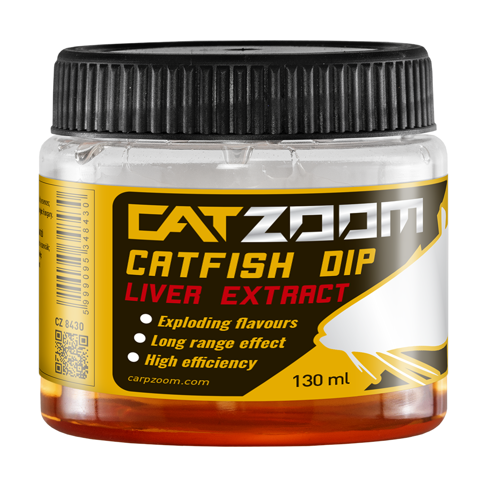 CATZOOM CATFISH DIP AROMAFOLYADÉK, HAL ESSZENCIA, 130 ML