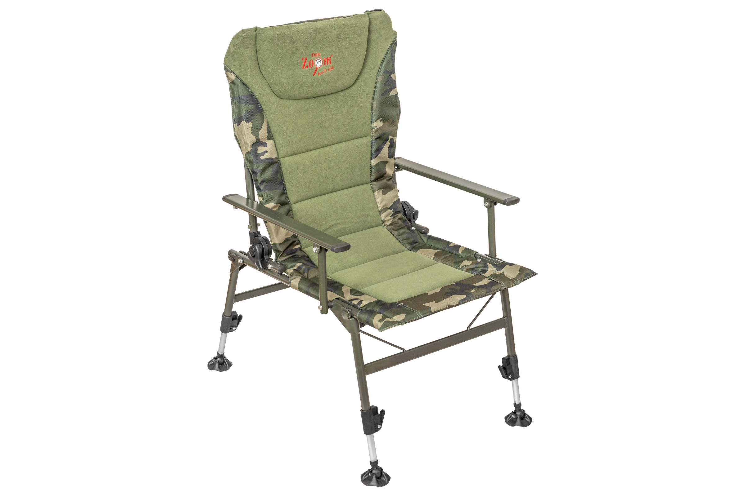 CZ3534 CARP ZOOM N2 KOMFORT KARFÁS SZÉK, 50X50X35/88 CM, CAMOU/FLEECE