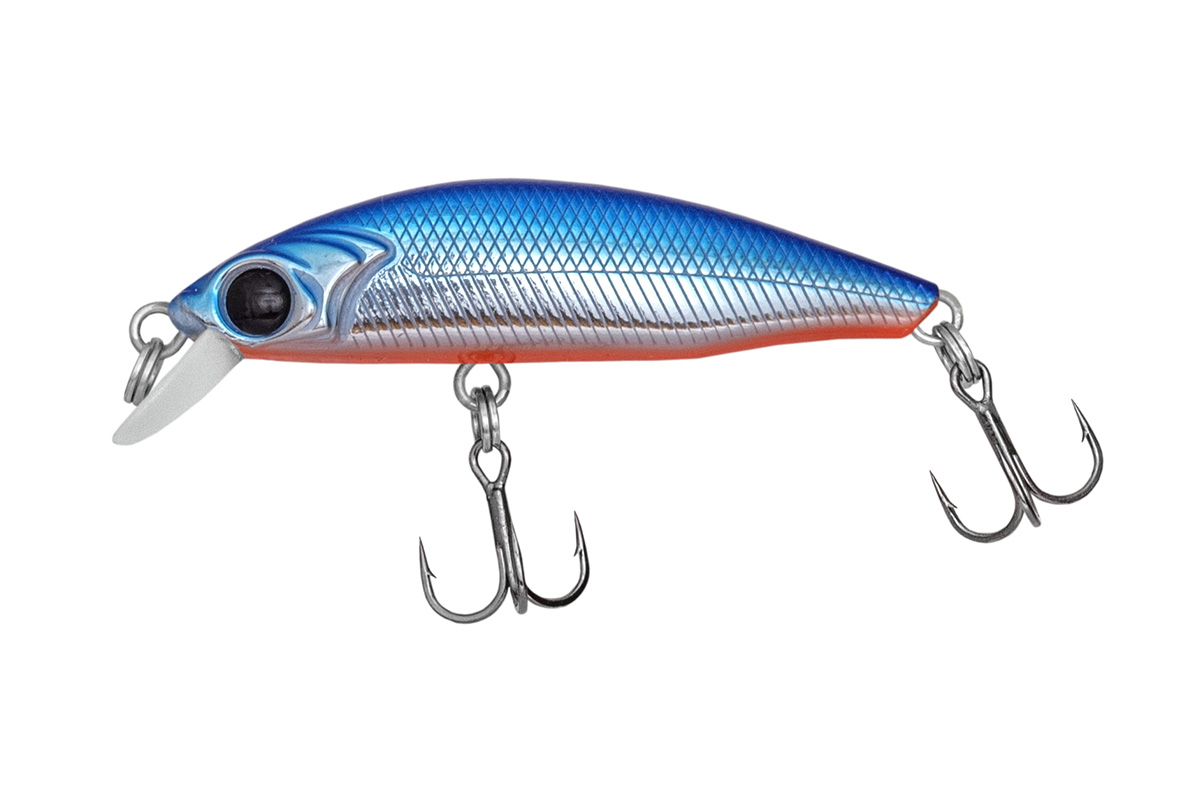 PZ BABY PERCH WOBBLER, 4,5 CM, 3 G, KÉK, LASSAN SÜLLYEDŐ